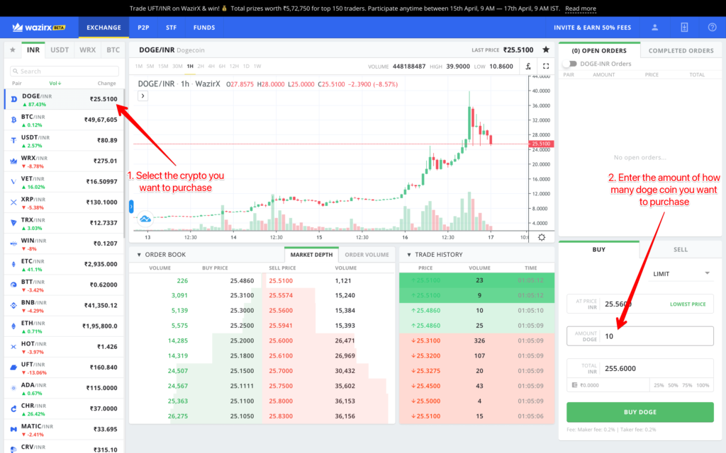 How to buy dogecoin in India - 2
