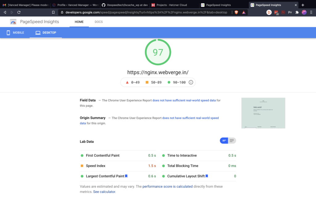 Runcloud's Nginx Vs OpenLiteSpeed