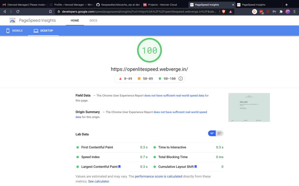 Runcloud's Nginx Vs OpenLiteSpeed