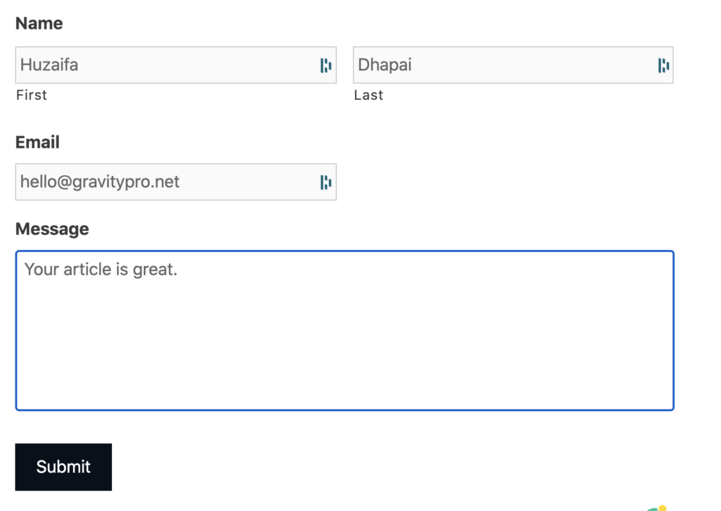 Send Data From Gravity Forms to Google Sheets