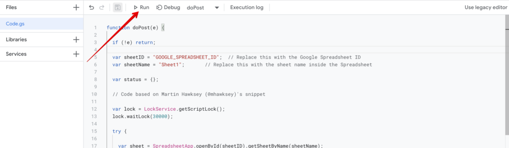 Send Data From Gravity Forms to Google Sheets