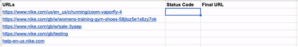 Check HTTP Status Code and Redirected URLs on Google Sheets 2 check HTTP Status Codes and Redirected URLs on Google Sheets