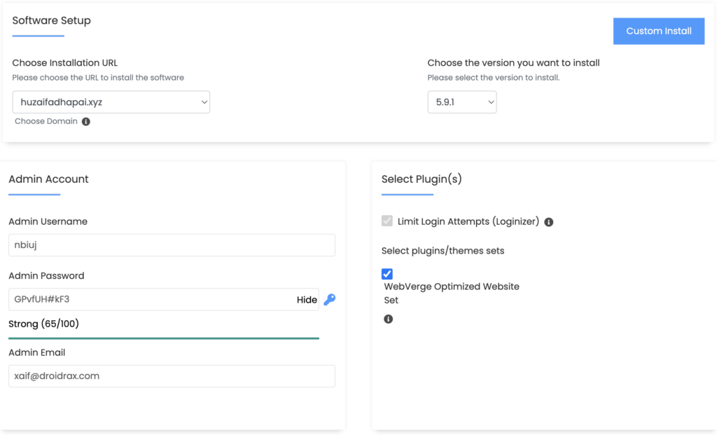 Install WordPress With cPanel